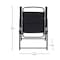 Flash Furniture Black Folding Sling Patio Chairs with Armrests, 2PK 2-GM-SC098-BK-GG - alternate 4